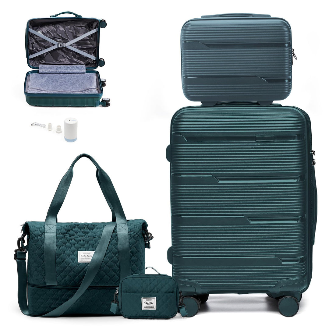 Vakuum Rucksack Handgepäck mit Pumpe - Easyjet Handgepäck 45x36x20 Flugzeug Reiserucksack mit Vakuum