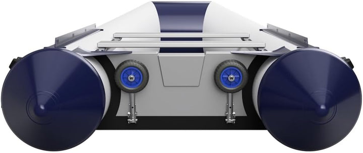 SUPROD Slipräder, Heckräder, für KLEINE Schlauchboote, LD160, Edelstahl Schwarz/Blau, Schwarz/Blau