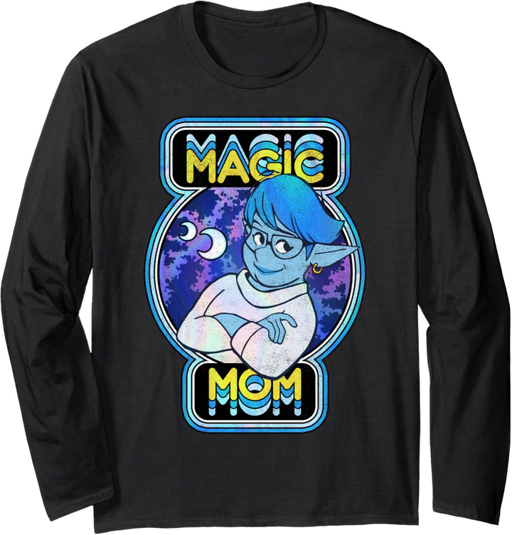 Disney Pixar Onward Laurel Magic Mom Retro Portrait Langarmshirt