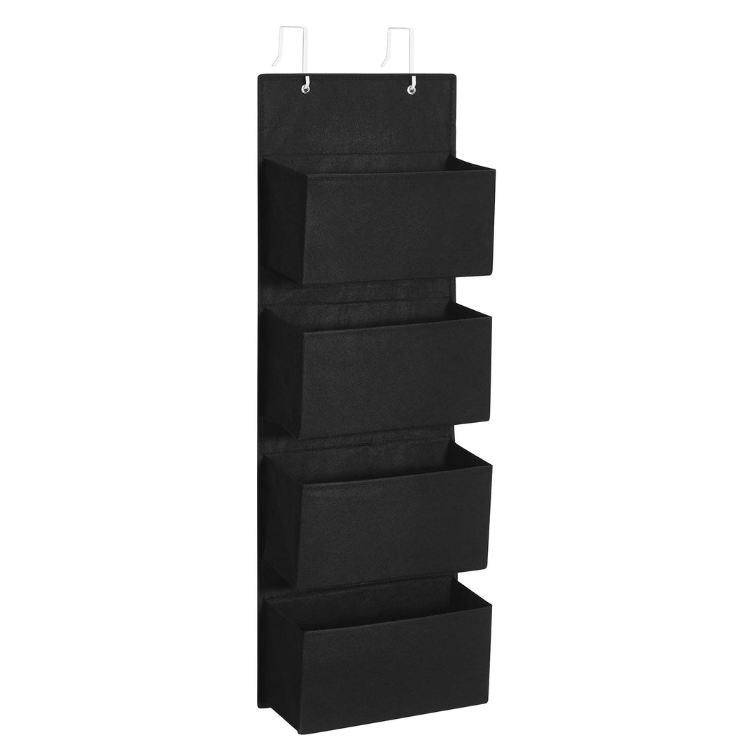 SONGMICS Hängeorganizer mit 4 Taschen, Hängeregal, Kleiderschrank-Organizer, Hängeaufbewahrung, Tür-