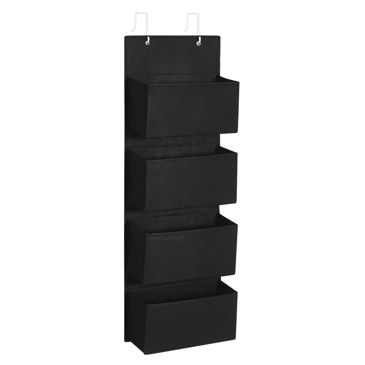 SONGMICS Hängeorganizer mit 4 Taschen, Hängeregal, Kleiderschrank-Organizer, Hängeaufbewahrung, Tür-