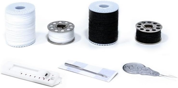 Ufesa SW2002 Deluxe Nähmaschine mit 20 Stichen, 2 Geschwindigkeitsstufen, Nählicht, Pedal/Manueller