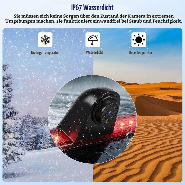 OiLiehu Rückfahrkamera für Mercedes Sprinter 2006-2019, für VW Crafter 2007-2019, 720P HD, 140° Weit