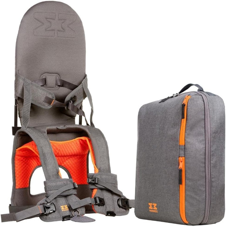 MiniMeis Backpack - der Rucksack passend zur G4 Kinder Schultertrage 28 Liter Grau, 28 Liter Grau