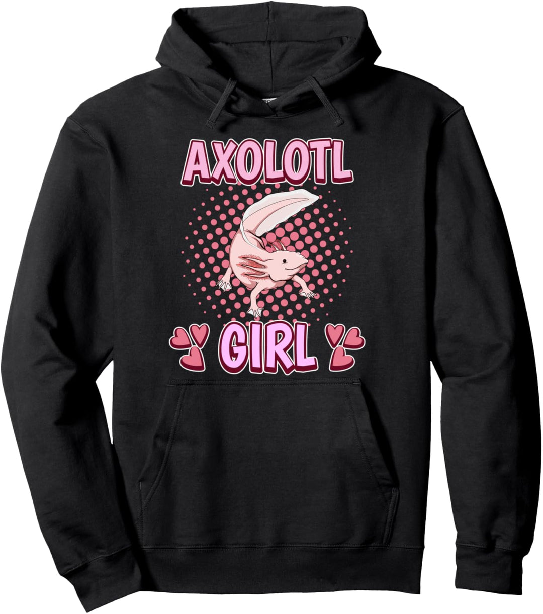 Axolotl Mädchen Axolotl Girl Axolotl Pullover Hoodie