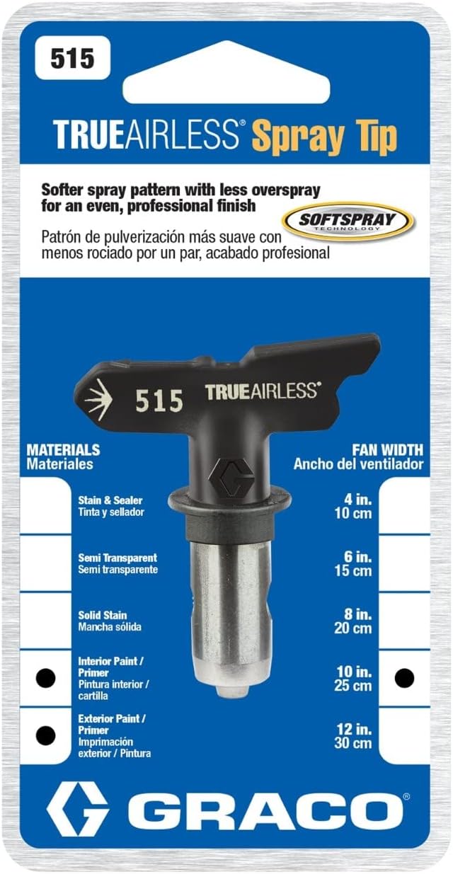 Graco TRA515 TrueAirless 515 Spritzdüse – für Magnum A20, A30, A45, A60, A80, A100, ProS19, ProS21
