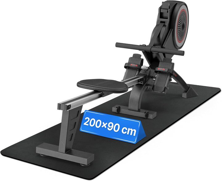 NEOLYMP Bodenschutzmatte Fitnessgerät (200 x 90 cm) - Laufband Matte 8mm Dicke - langlebig, rutschfe