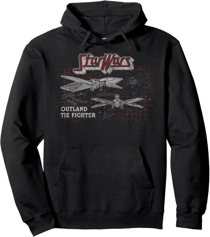 Star Wars Mandalorian Outland Tie Fighter Pullover Hoodie