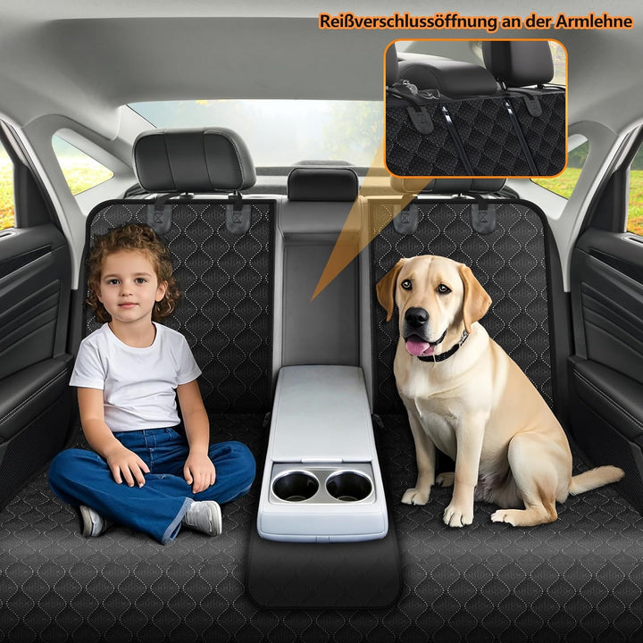 Alfheim Hund Autositz Hülle Robust, Wassergespült Hinten Sitz Hülle Verdickte Doppel Schutz Hülle Al