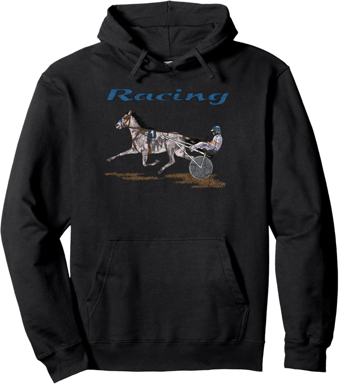 Trabrennsport Pferderennen Trabrennen Pullover Hoodie