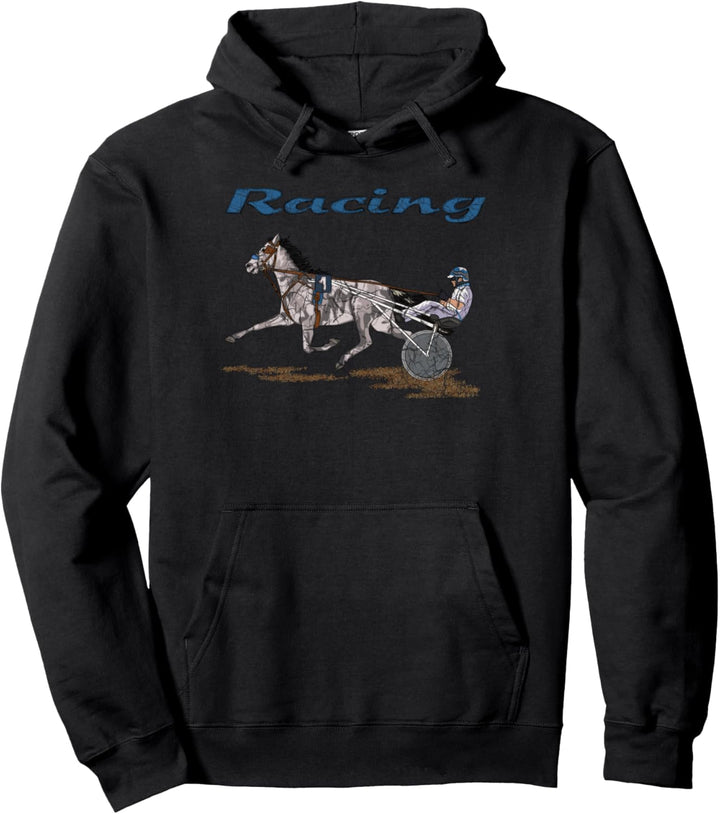Trabrennsport Pferderennen Trabrennen Pullover Hoodie