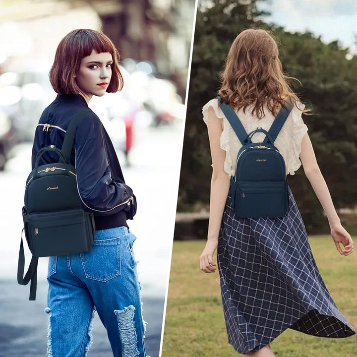LOVEVOOK Kleiner Rucksack Damen Klein Cityrucksack Handtasche 2 in 1 Wasserdicht Tagesrucksack Mini