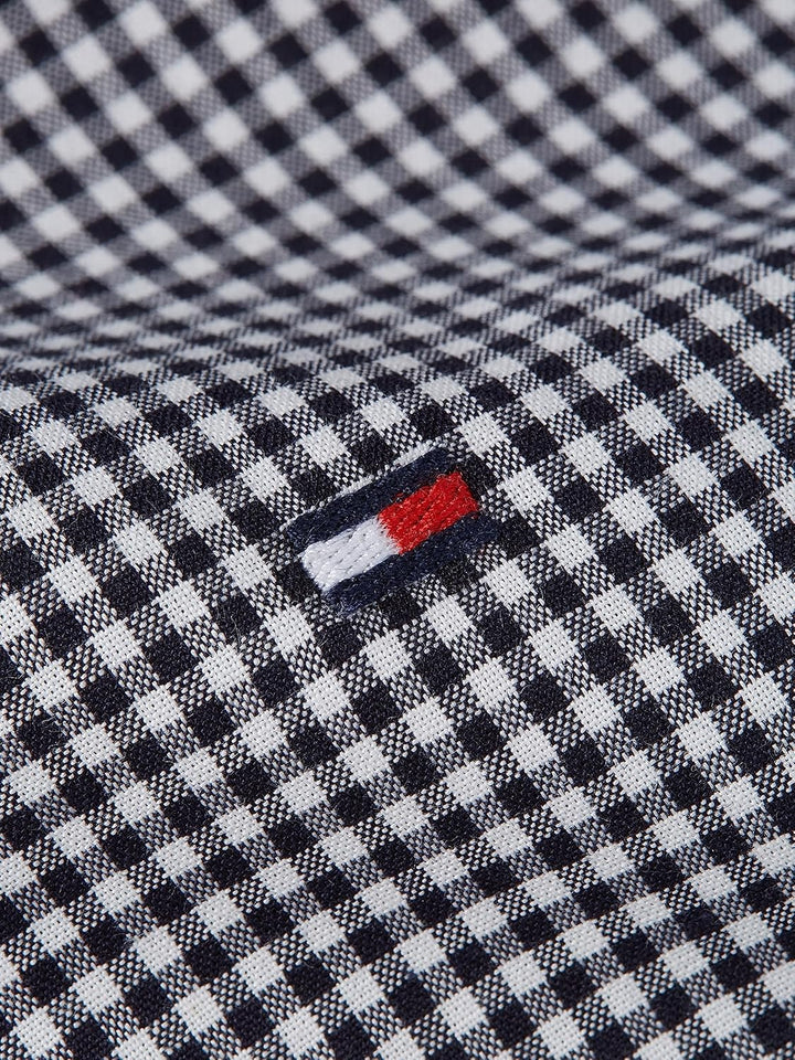 Tommy Hilfiger Herren Flex Poplin Rf Shirt Freizeithemden M Blau (Desert Sky / Optic White), M Blau