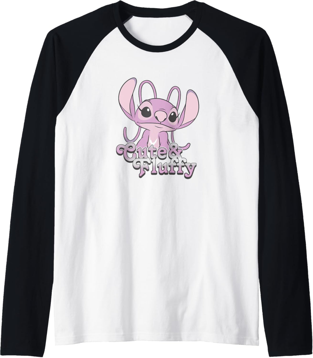 Disney Lilo & Stitch Valentinstag Angel Cute & Fluffy Raglan