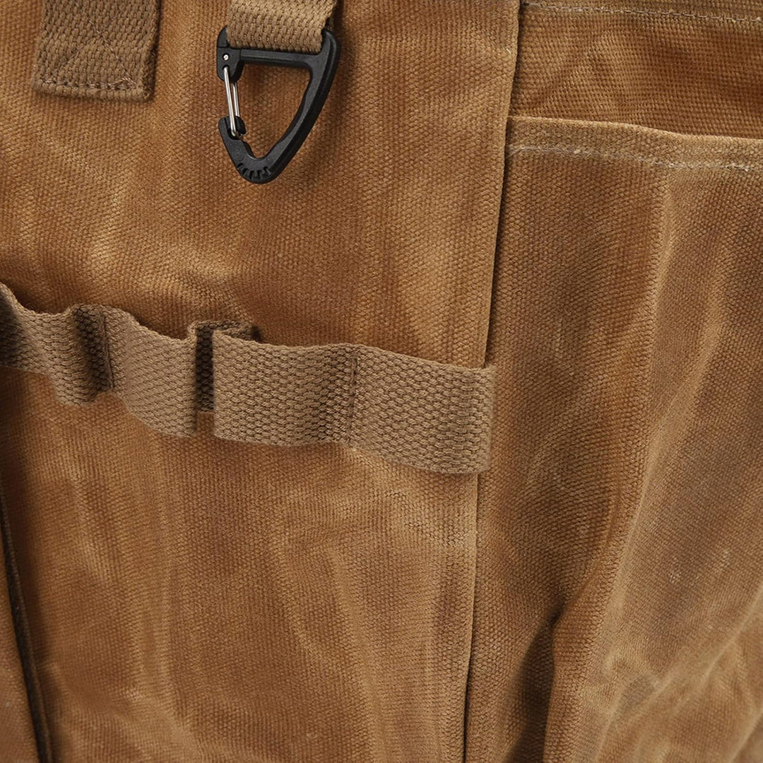 Canvas-Topftasche, verschleissfest, grosses Fassungsvermögen, bequemer Griff für Camping (Khaki), Kh