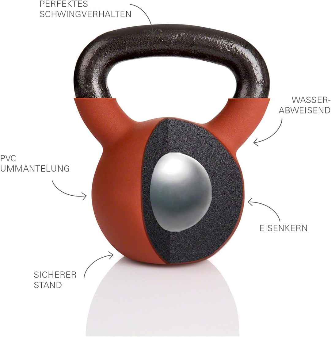 Sport-Tec Kettlebell, Kugelhantel, Workout, Fitness, Bodybuilding, Kurzhantel, Gewichtskugel, Schwun
