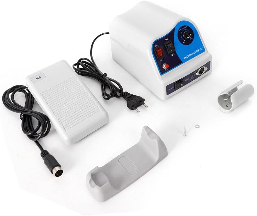 Professionelles Mikromotor Poliergerät, Handstück, Kontrolleinheit, 45K U/min, 2.35mm - Perfekt für