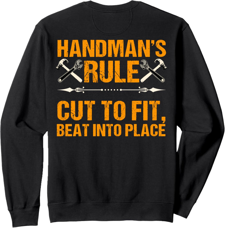 Handwerker Geschenke Design auf der Rückseite der Kleidung Sweatshirt