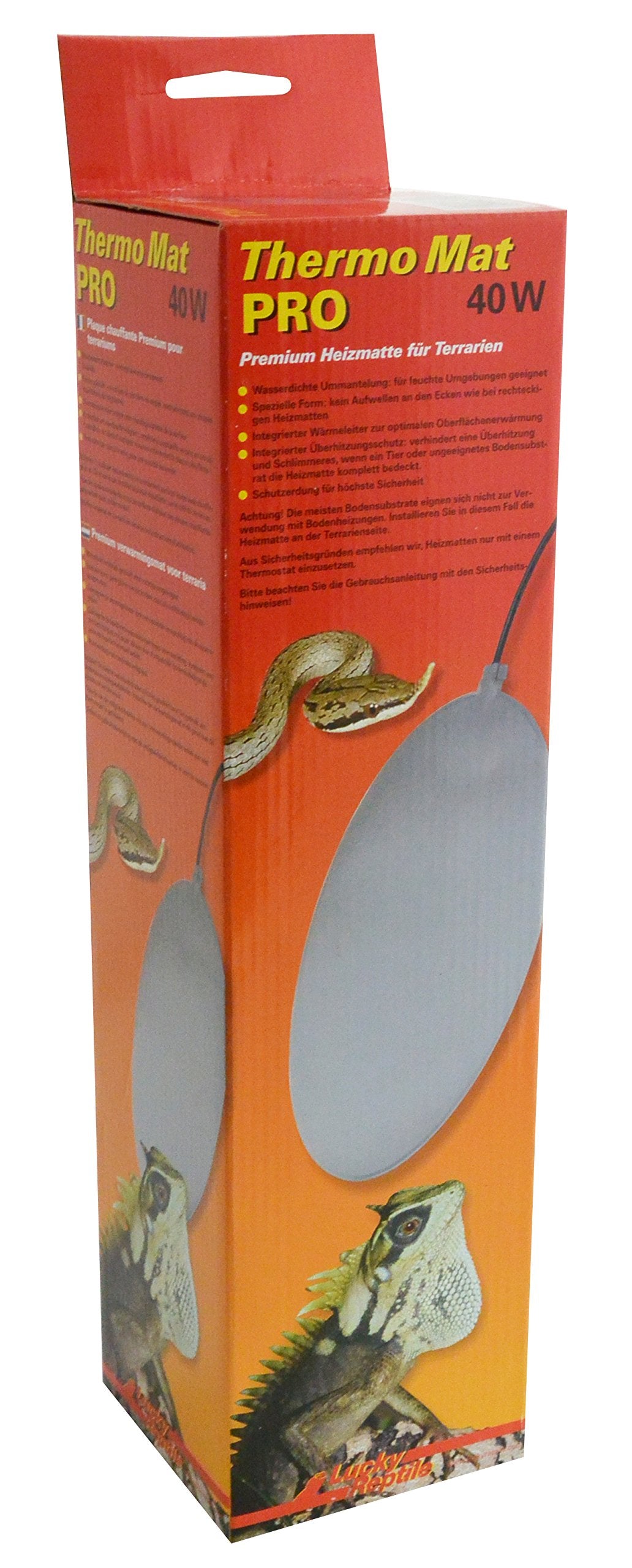 Lucky Reptile Thermo Mat PRO 40 W, Heizmatte für Reptilien und Pflanzen 40 Watt, 40 Watt
