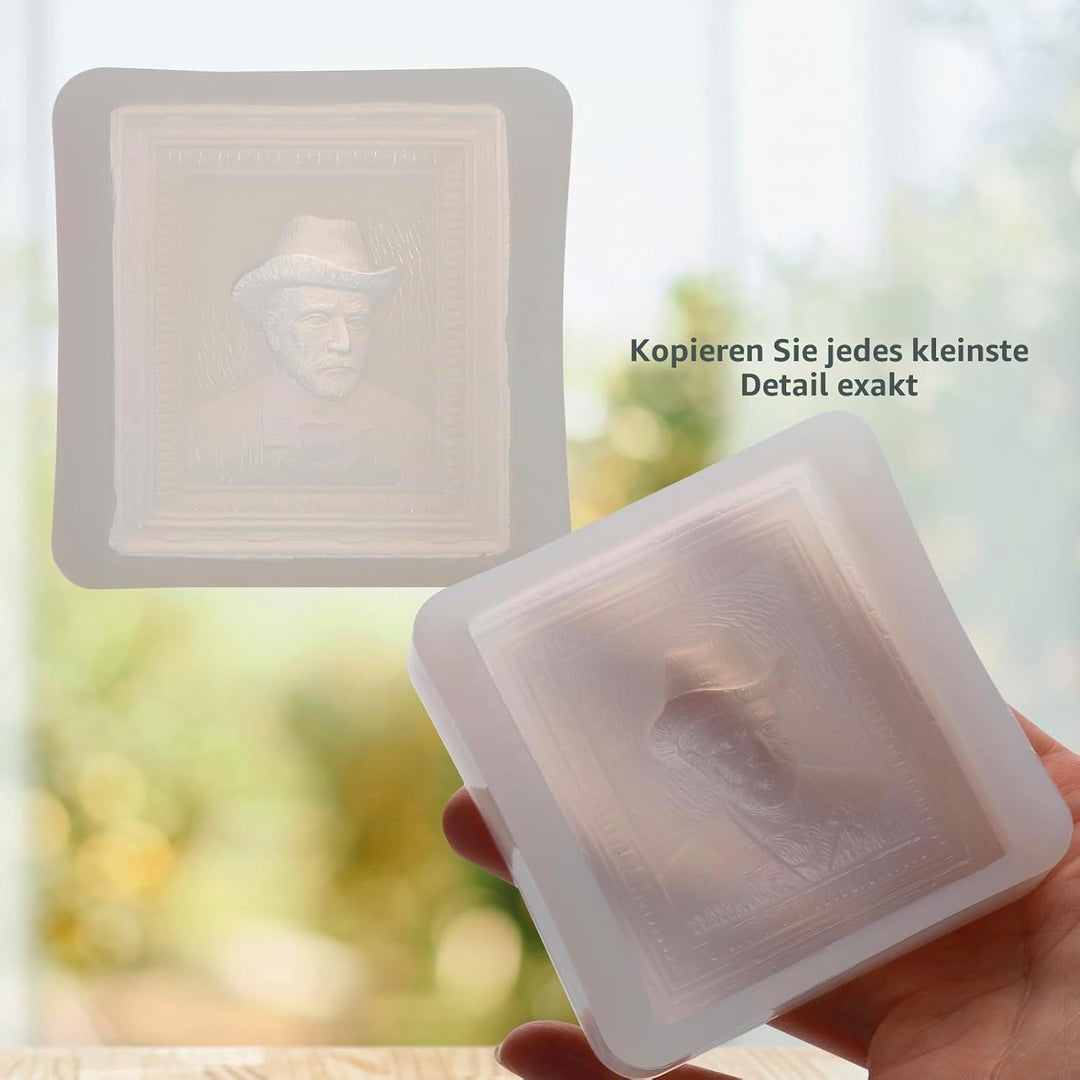 BBDINO Silikonform-Set, flüssiges Silikon für die Formenherstellung, 30 A klar, hochfester Silikongu