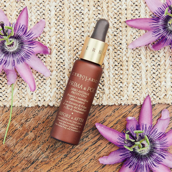 L'Erbolario Prima E Poi Serum, Anti-Aging Gesichtsserum, Bräunungsverstärker, Grösse: 28 ml