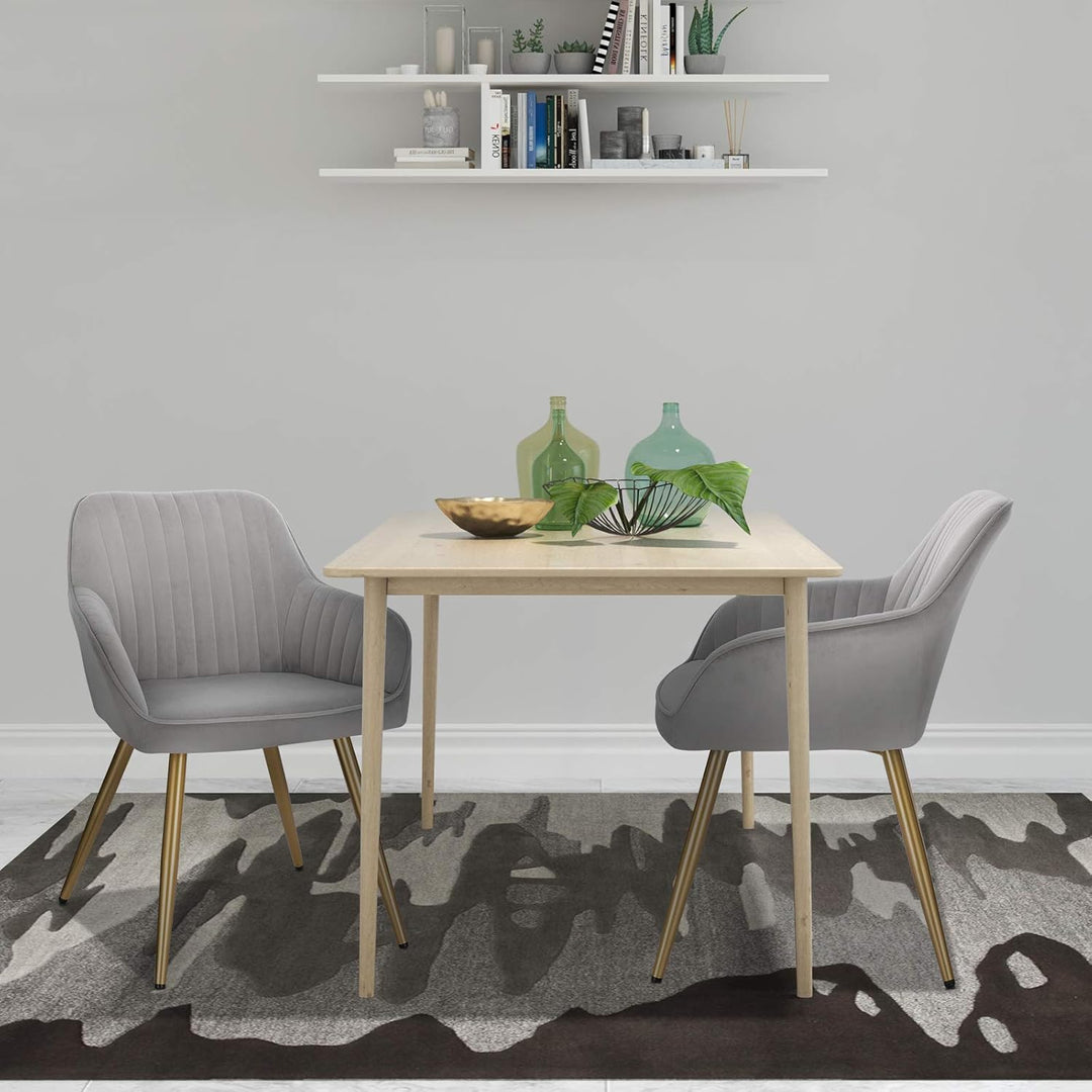 Lestarain Esszimmerstühle 1er Set, für Esszimmer Wohnzimmer Küche, Küchenstühle gepolstert mit Armle