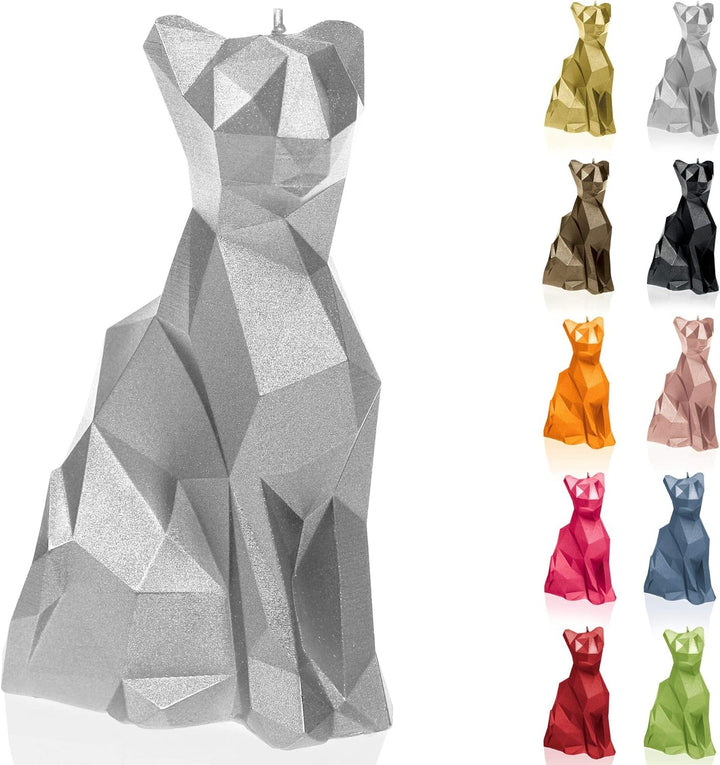 Candellana Handmade Cat Low-Poly Kerze Geschenk- Lustig - Dekorative Kerze - Home Décor - Geschenke