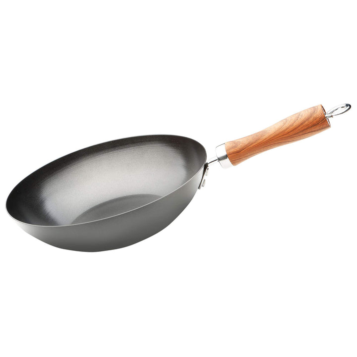 WECOOK! Carbono Wok Induktion 28 cm, Antihaftbeschichtung Titanium QUANTANIUM 3-Schicht Ökologisch P