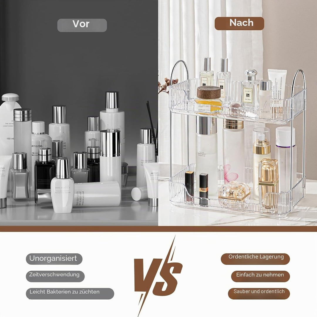 CESTATIVO Make up Organizer, Kosmetik Organizer, Beauty Organizer, Hautpflege Organizer für Badezimm