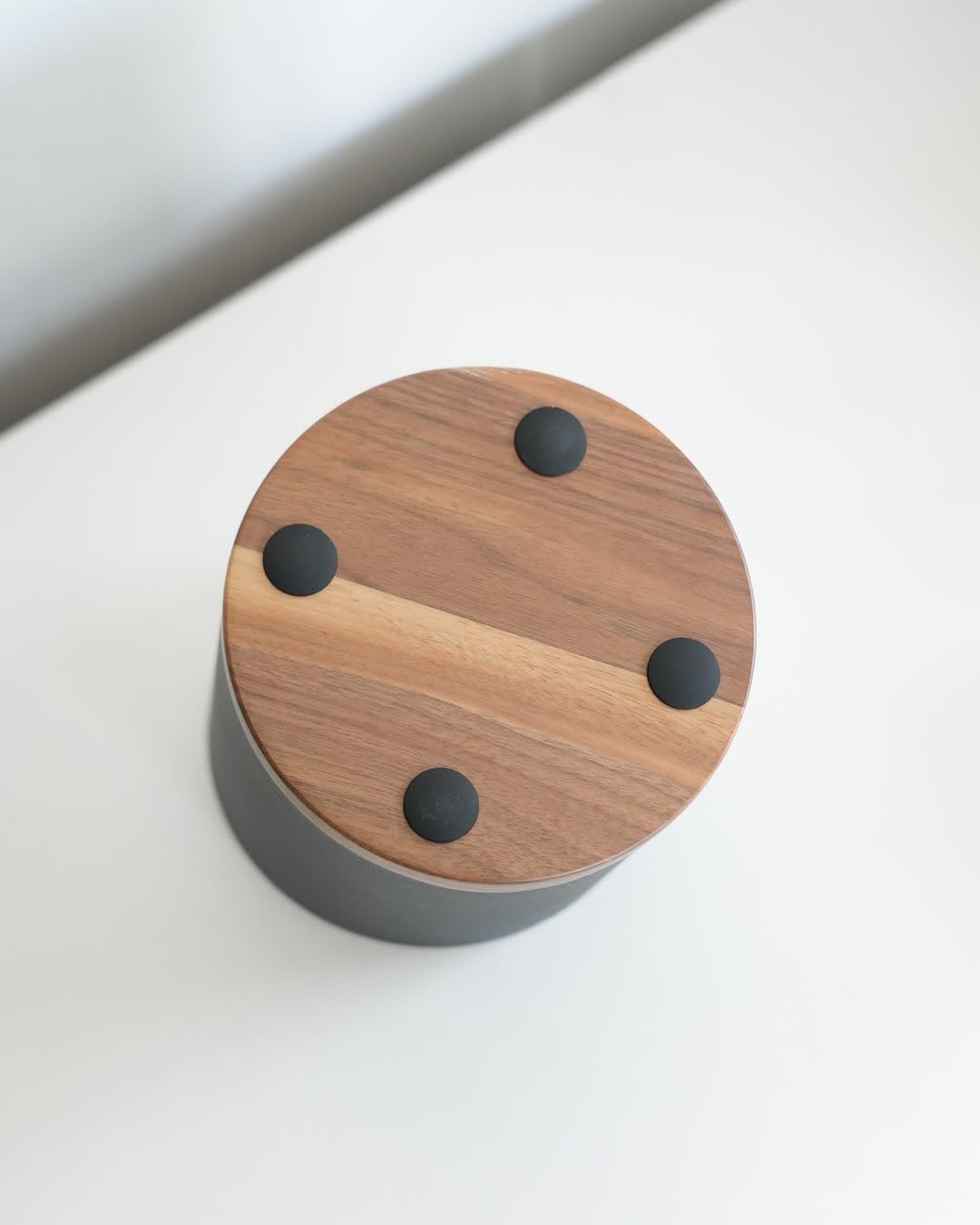 Normcore Espresso-Klopfbox, robuste Klopfbox für Kaffeesatz, abnehmbare Stange und rutschfester Bode