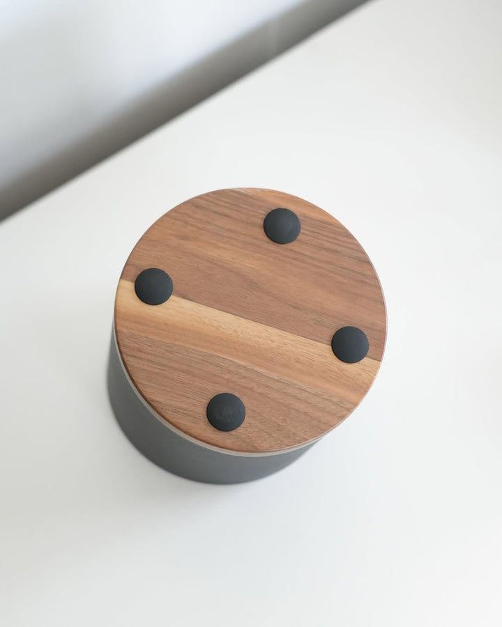 Normcore Espresso-Klopfbox, robuste Klopfbox für Kaffeesatz, abnehmbare Stange und rutschfester Bode