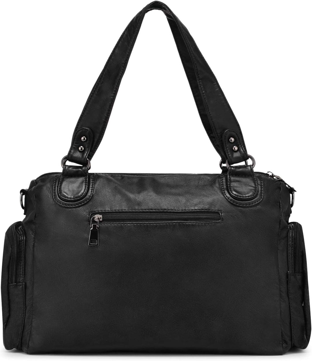VINBAGGE Damen Handtasche Grosse Schultertasche PU Leder Henkeltasche Frauen Weiches Hobo Tasche Umh