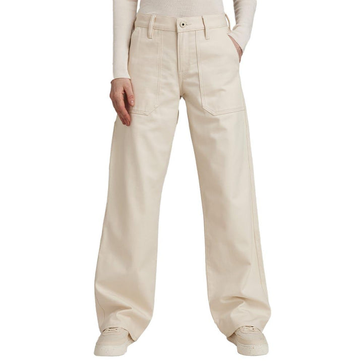G-STAR RAW Damen Judee Carpenter Loose Jeans 23W / 30L Beige (Ecru D23590-d491-159), 23W / 30L Beige