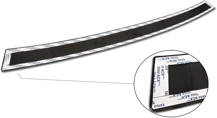 Schwarz Edelstahl Heckstossstangenschutz kompatibel mit Volkswagen Transporter T5 2003-2015 (Alle) &