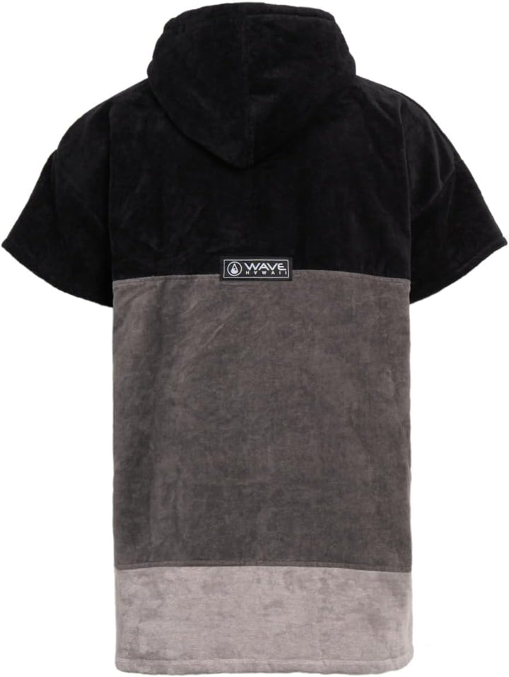 WAVE HAWAII Bade-Poncho Damen & Herren, Grösse S, 145-175cm, 100% Baumwolle Surf-Poncho für Erwachse