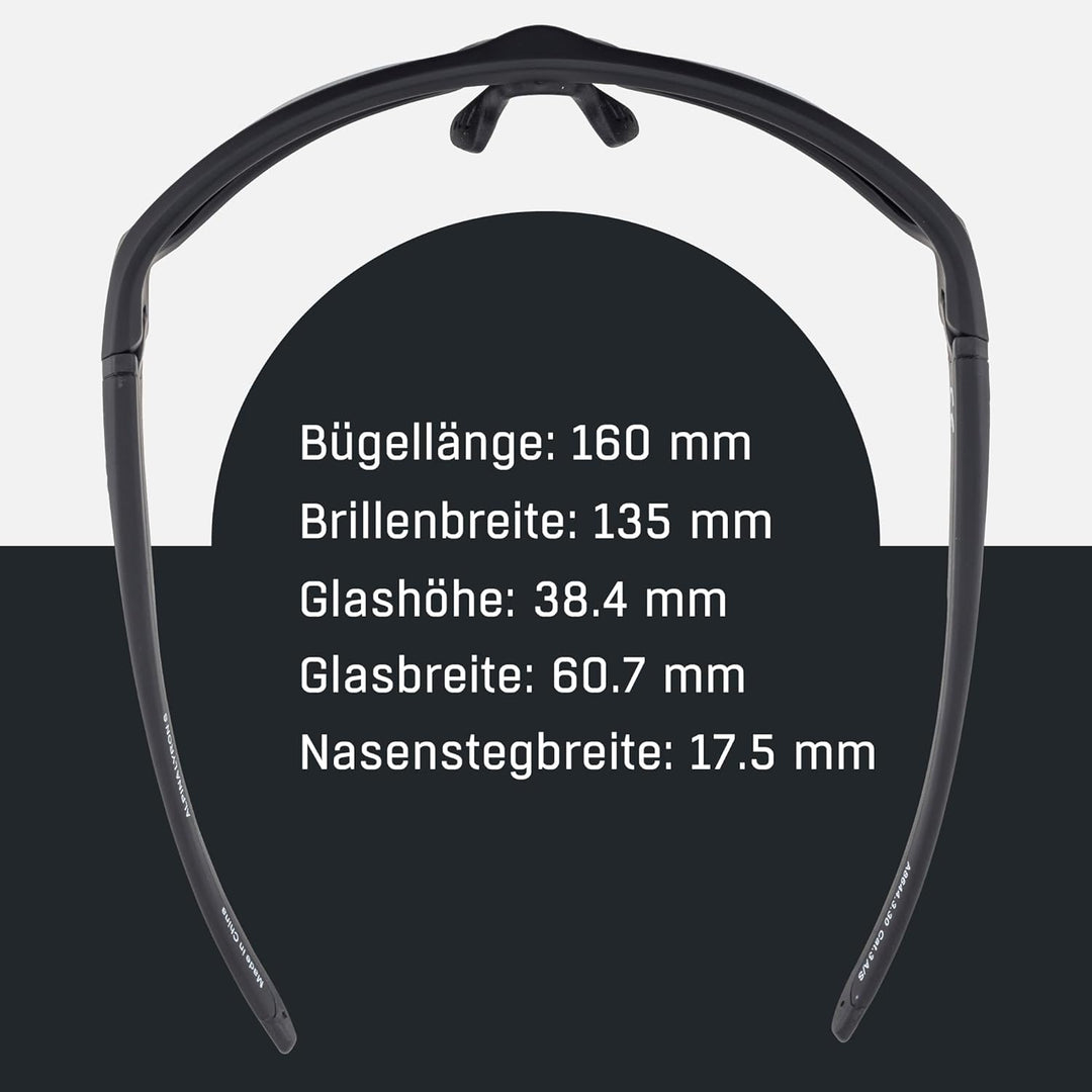 ALPINA LYRON S - Verspiegelte und Bruchsichere Sport- & Fahrradbrille Mit 100% UV-Schutz Für Erwachs