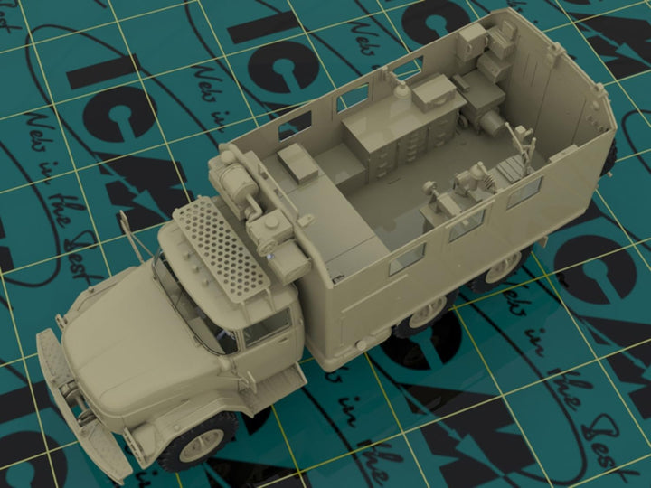 ICM 35520 Modellbausatz ZiL-131 MTO-at, Schwarz