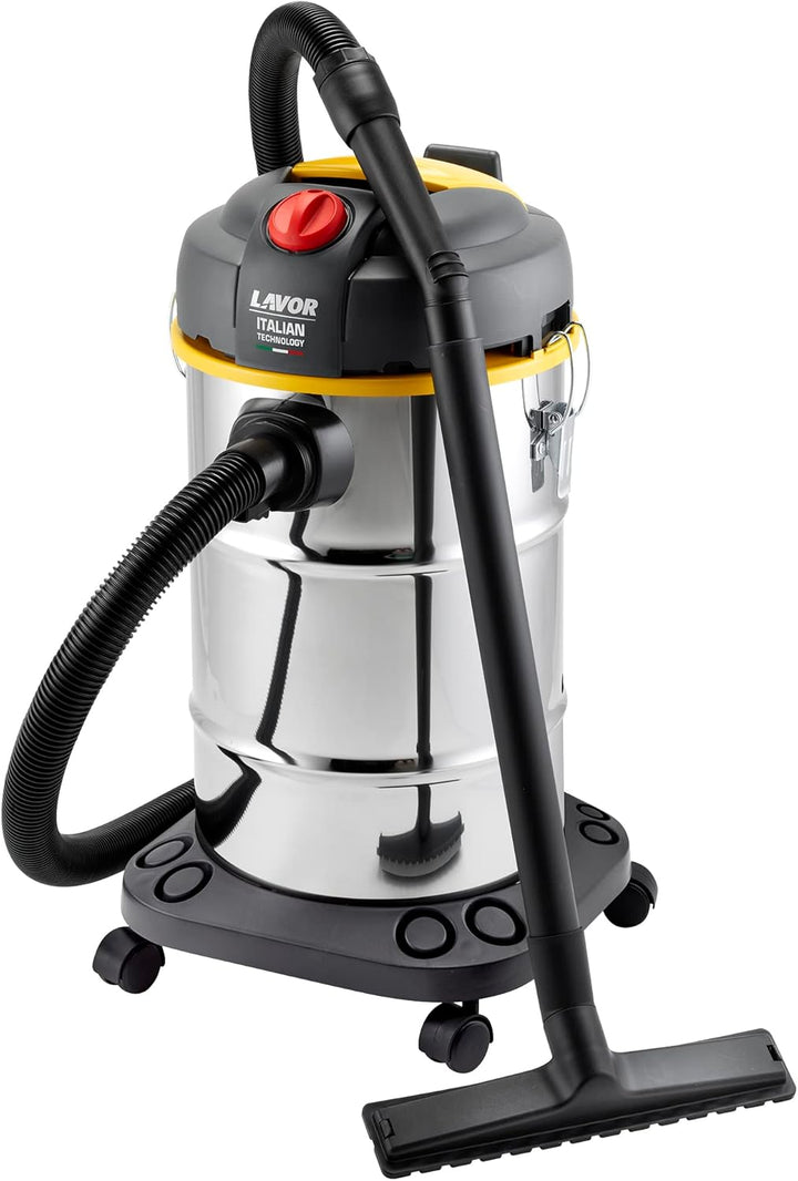 Lavor Nasssauger WTP 30 X mit 1400 W Hochleistungsmotor, Fördermenge 65 l/s, Fassungsvermögen 30 l,