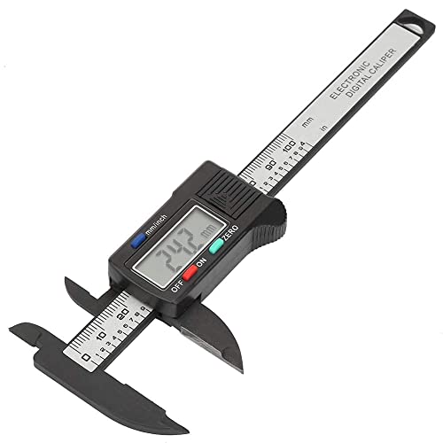 Digital Messschieber, Elektronischer Schieblehre Digital 100 mm mit Grossem Flüssigkristalldisplay (