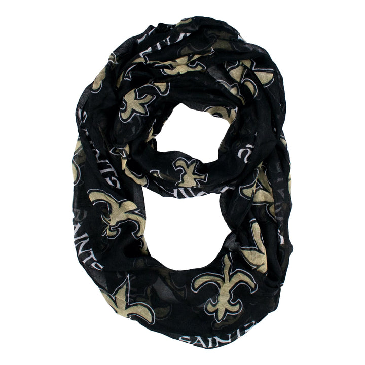 Littlearth NFL Infinity Schal Standard Color New Orleans Saints, Standard Color New Orleans Saints