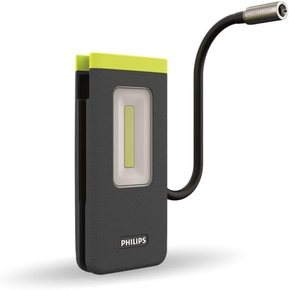 Philips Xperion 6000 Pocket LED-Arbeitsleuchte, kompakte wiederaufladbare Werkstattlampe, Taschenlam