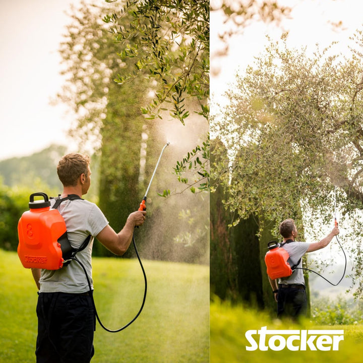 Stocker - Elektrische Rückenspritze 8L Li-Ion Akku 12V Sprühgerät Garten Pflanzenschutz Zerstäuber 2