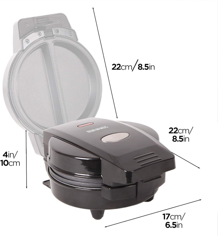 Duronic OM60 Omelette maker | Omlette Grill 600W | Antihaft-Kochplatte | Automatische Temperaturrege