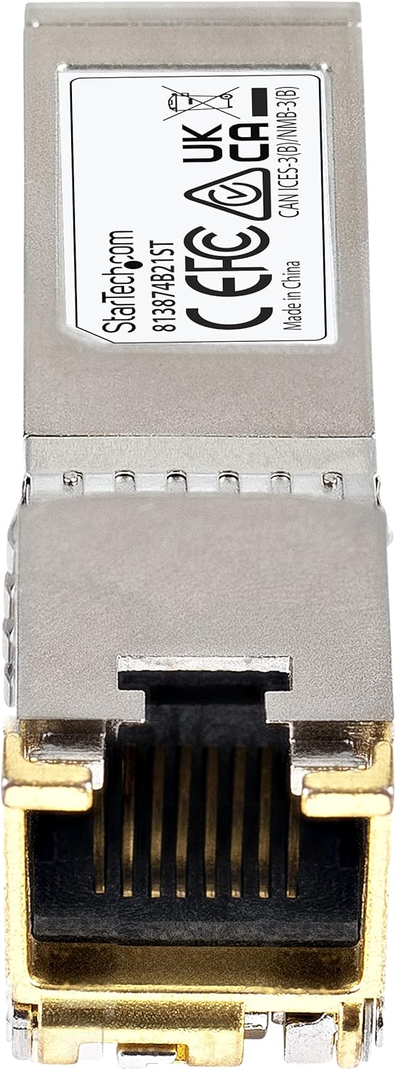 StarTech.com HP 813874-B21 kompatibles SFP+ Transceiver Modul - 10GBase-T - MSA konform - RJ45 SFP+