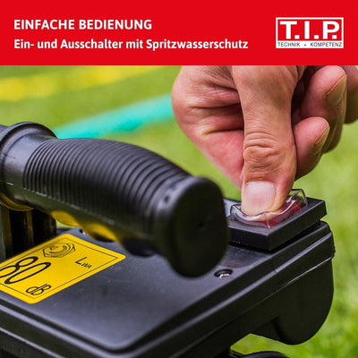 T.I.P. Gartenpumpe Guss (2.800 l/h Fördermenge, 42 m Förderhöhe, 4,2 bar Druck, 600 W, selbstansauge