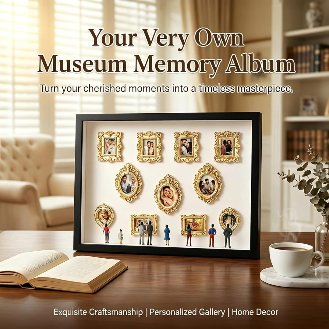 DIY Mini Museum Silhouette Box, DIY Mini Museum Bilderrahmen, Mi ni Figuren, Mi ni Menschen Figuren