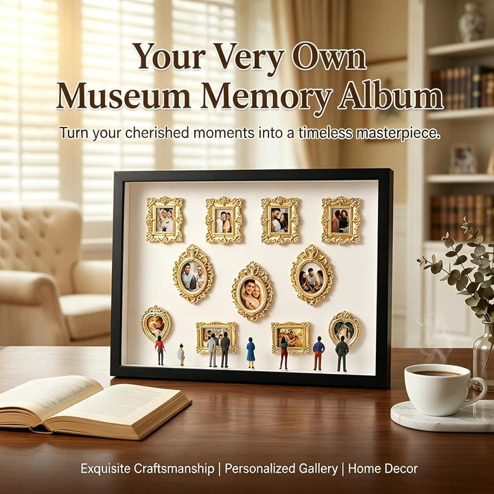DIY Mini Museum Silhouette Box, DIY Mini Museum Bilderrahmen, Mi ni Figuren, Mi ni Menschen Figuren