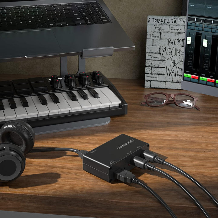 DigitalLife USB MIDI Host Box (5-PIN, 1 Ein-/1-Ausgang, UMH-10), UMH-10