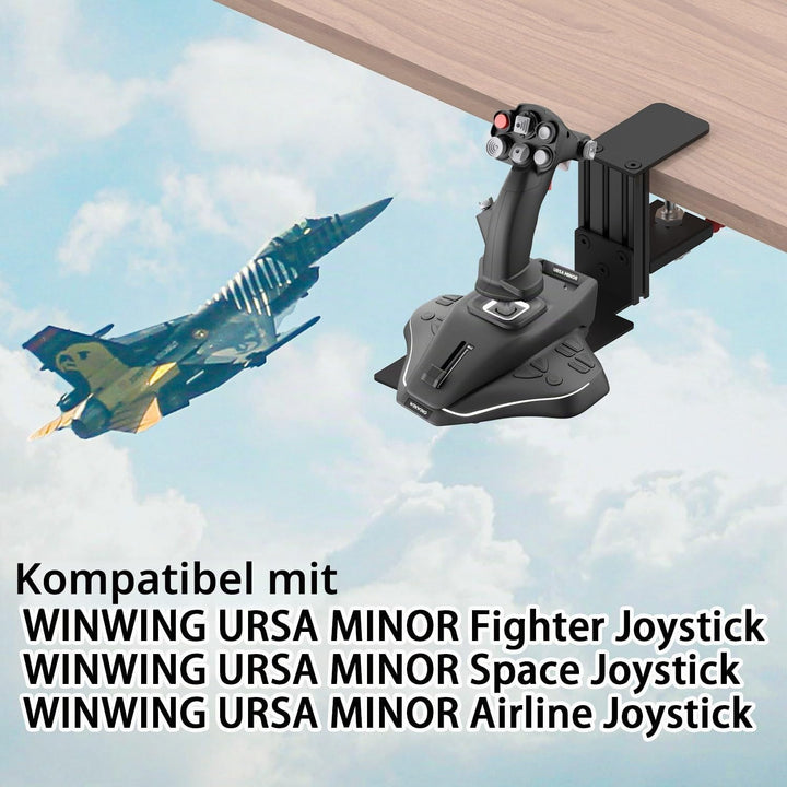Tischhalterung für Thrustmaster T-Flight Hotas X, Logitech G Extreme 3D, Turtle Beach VelocityOne Fl