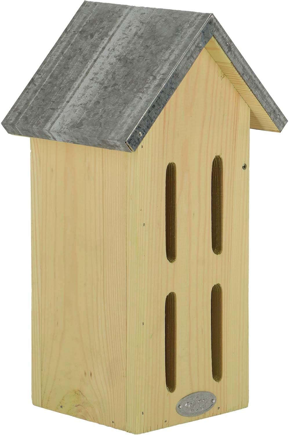 Esschert Design Schmetterlingskasten, Schmetterlingshaus, Kasten für Schmetterlinge, Blechdach, ca.
